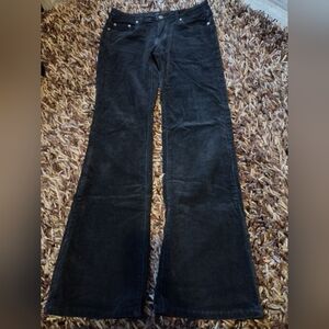 Vintage Women's Black Corduroy Bootcut Jeans. Junior 9